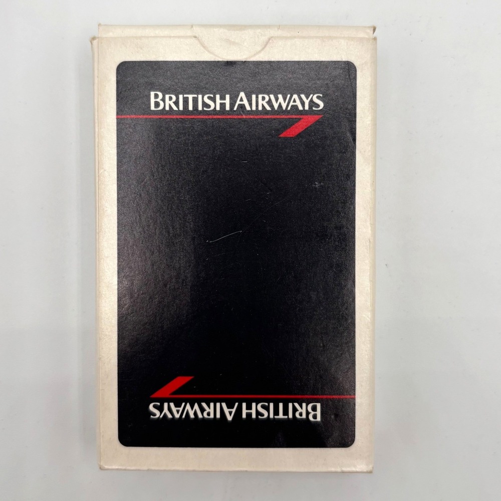Vintage British Airways Playing Cards Airline Collectible Deck‎ No Jokers Boxed
